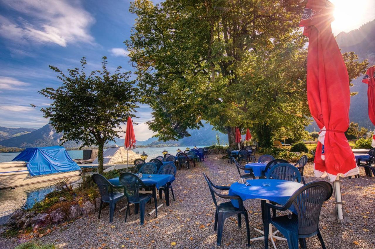 Strandhuesli Directly On Lake Thun Därligen Buitenkant foto